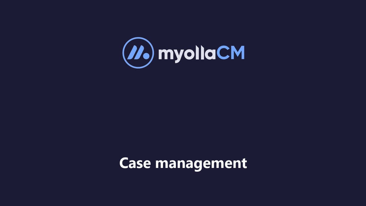 Case management demo video